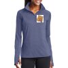 Ladies Sport Wick ® Stretch 1/2 Zip Pullover Thumbnail