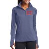 Ladies Sport Wick ® Stretch 1/2 Zip Pullover Thumbnail