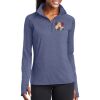 Ladies Sport Wick ® Stretch 1/2 Zip Pullover Thumbnail