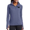 Ladies Sport Wick ® Stretch 1/2 Zip Pullover Thumbnail