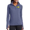 Ladies Sport Wick ® Stretch 1/2 Zip Pullover Thumbnail