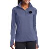 Ladies Sport Wick ® Stretch 1/2 Zip Pullover Thumbnail