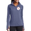 Ladies Sport Wick ® Stretch 1/2 Zip Pullover Thumbnail